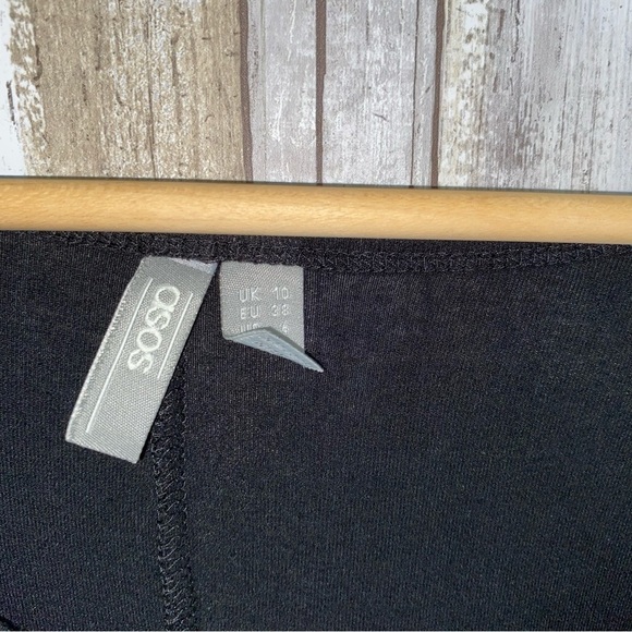 ASOS Black Stretch Oversized Blouse - Picture 4 of 4